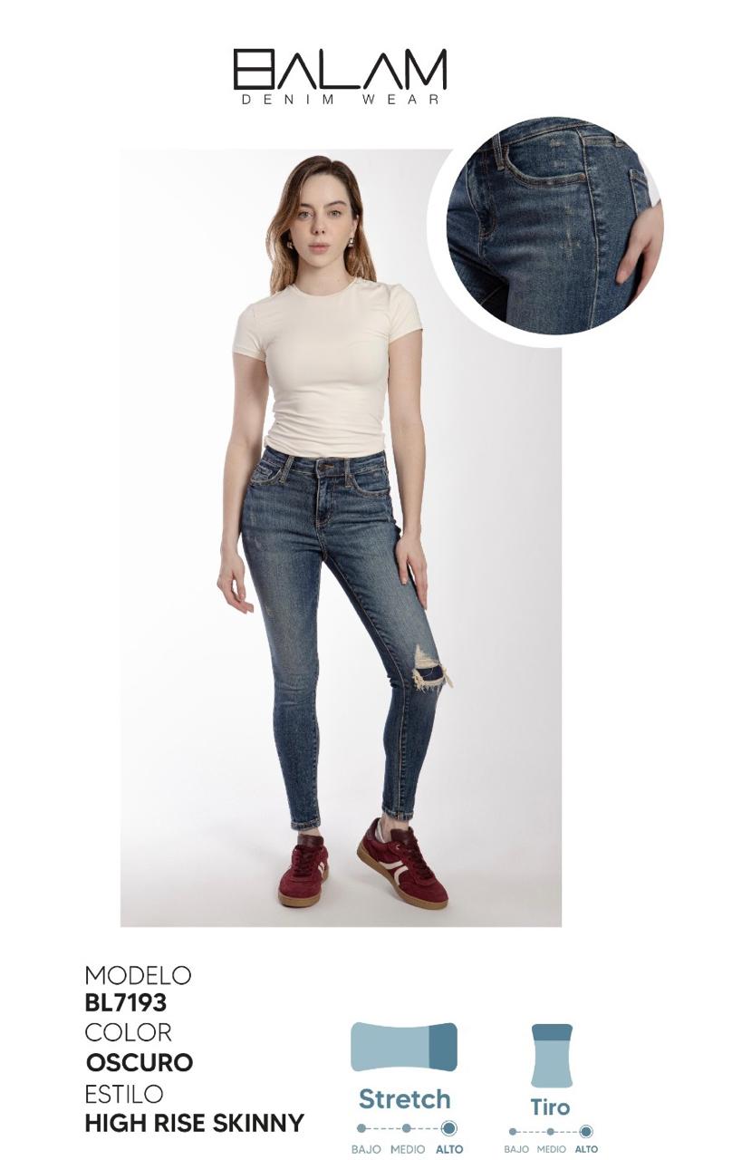 Pantalón BALAM High Rise Skinny